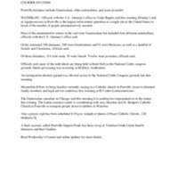 Postville detainees include Guatemalans, other nationalities, and some juveniles